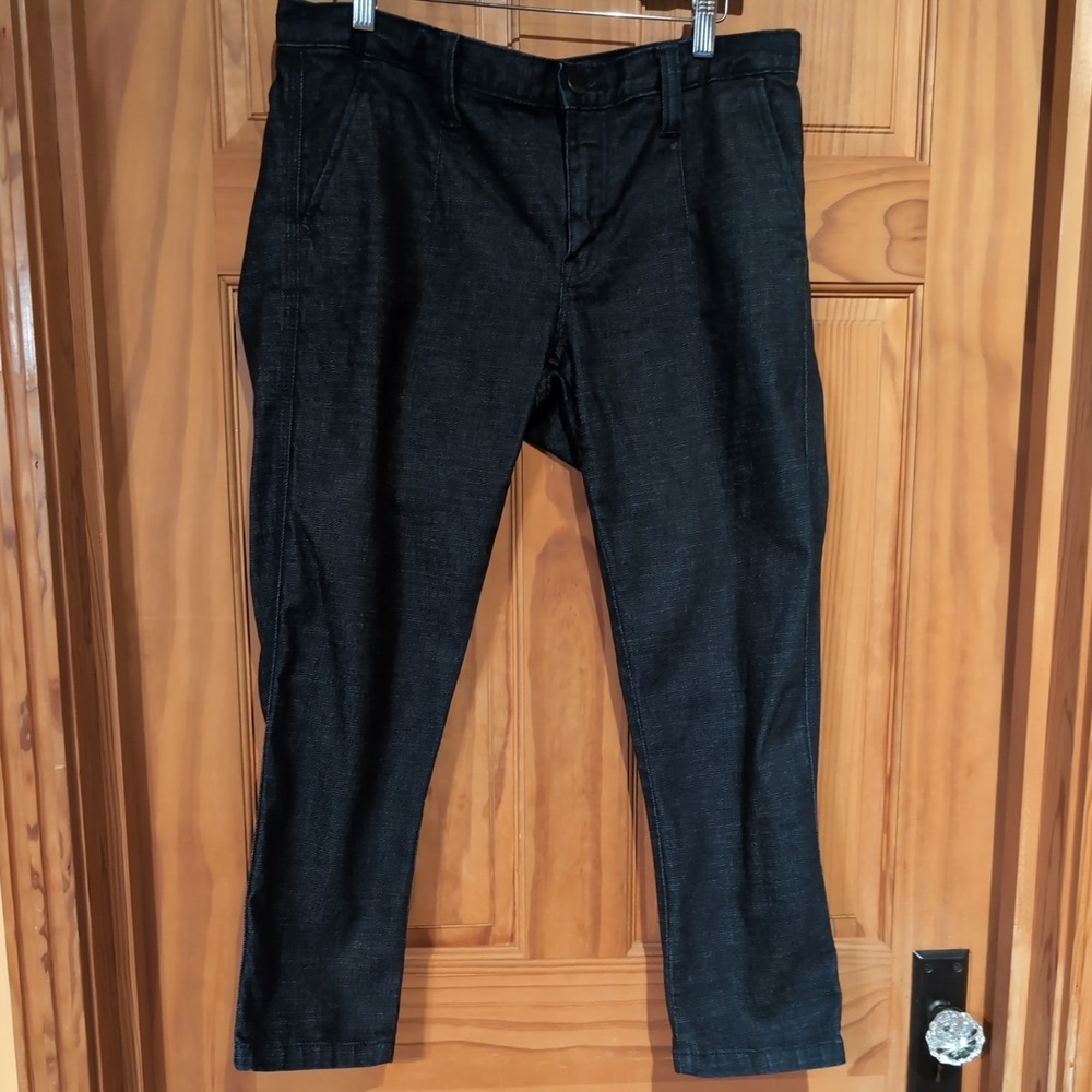 Gap Womens Slim Crop Jeans Size 10 30 Regular Dark Wash Denim Blue Stretch 1969
